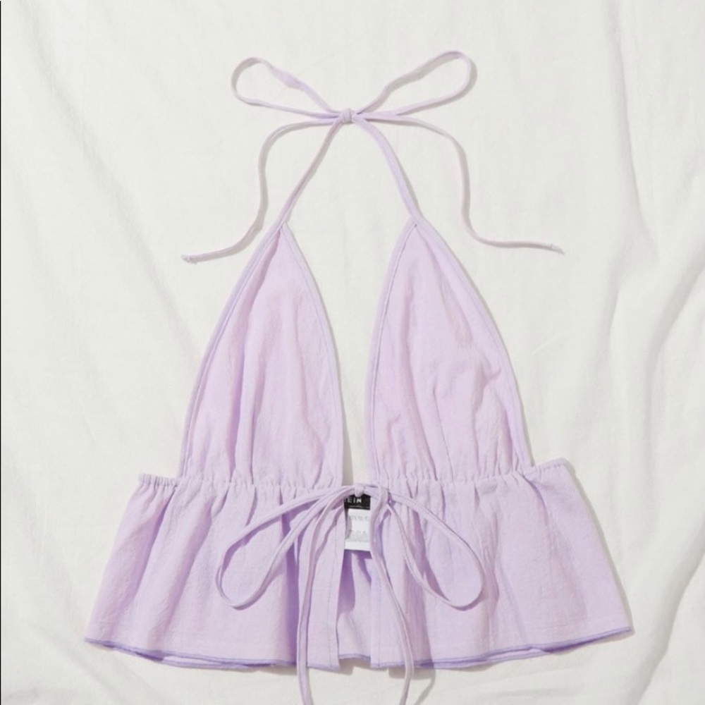 Tie halter top